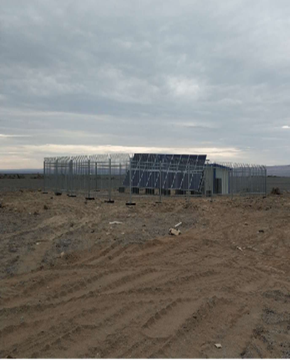 Sistema solar fuera de la red de 3-5 kVA del puesto de guardia fronterizo de Xinjiang