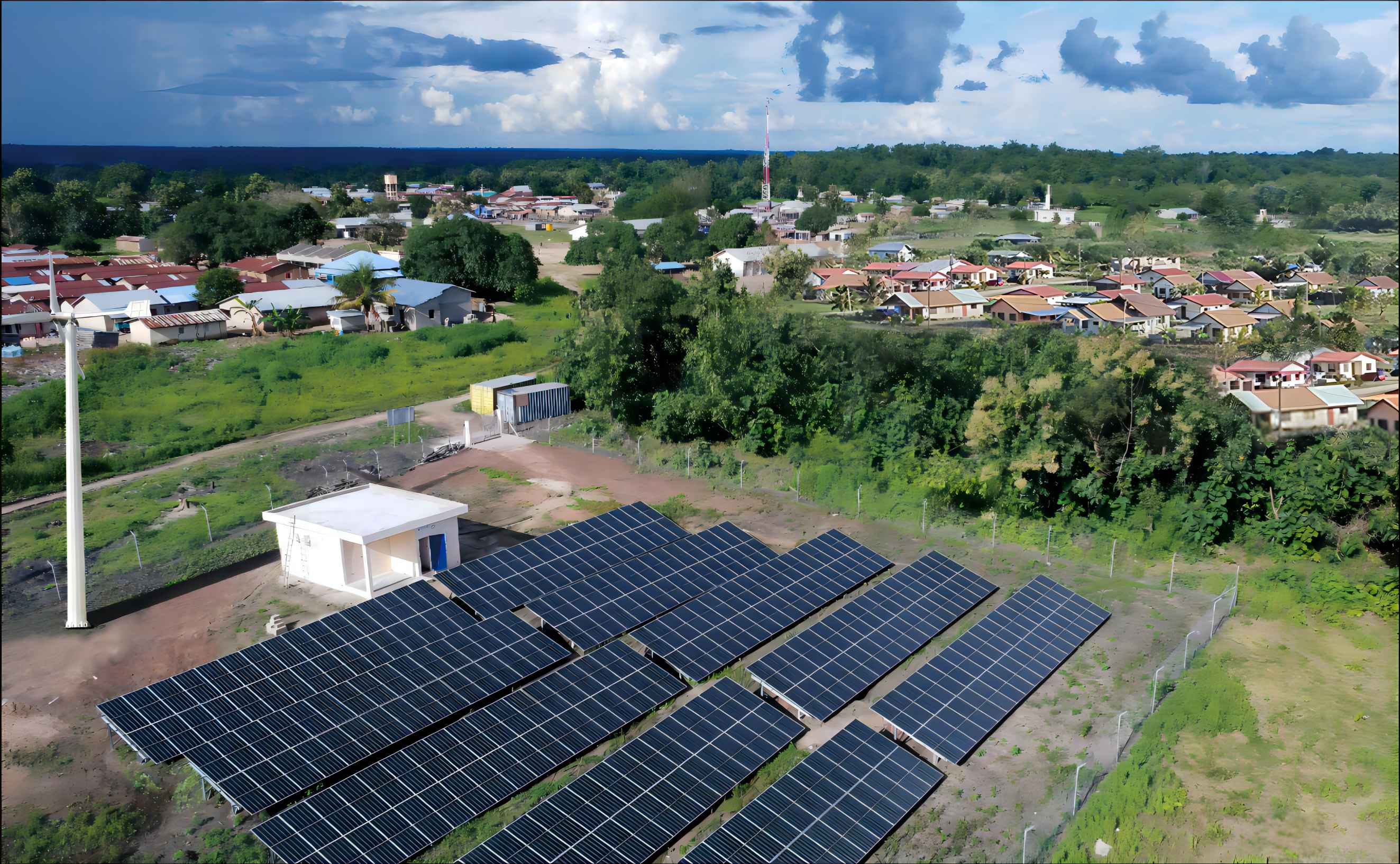 The village microgrid energy storage system